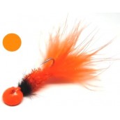 Мормышка форелевая с мушкой Fluo Orange