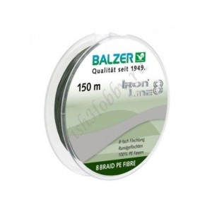 Шнур плетенный  Balzer Iron Line 8x green 0,08
