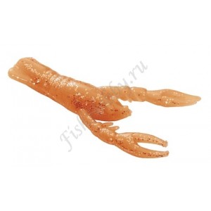Berkley, Micro Sparkle Craw Fluo Orange 25 мм, Искусственный рак, (уп.12 шт)