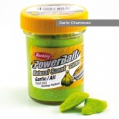 Паста форелевая Berkley Powerbait Natural Scent Glitter Trout Bait Garlic Chartreuse