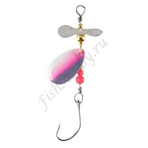 Блесна Balzer Trout Attack Prop Spin Black Pink White